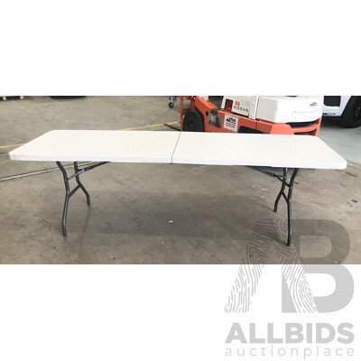 Lifetime Folding Trestle Table - Lot of 3