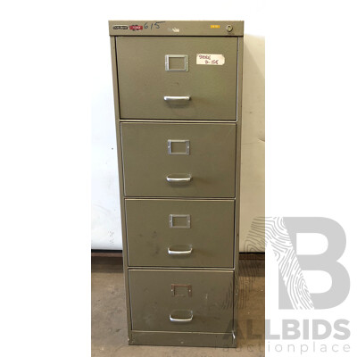 Duff Steel C Class Four Drawer Filing Cabinet
