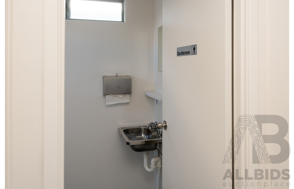 Australian Portable Buildings Pty Ltd Demountable/Movable Building with Wet Area - Approximately 140 Square Meters