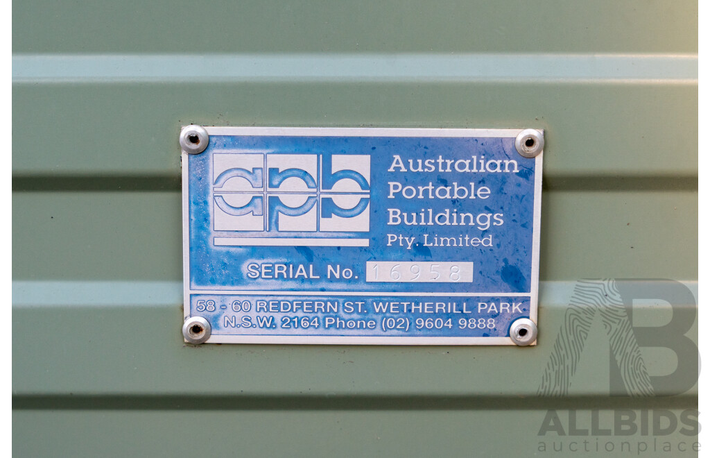 Australian Portable Buildings Pty Ltd Demountable/Movable Building with Wet Area - Approximately 140 Square Meters