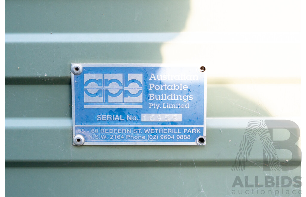 Australian Portable Buildings Pty Ltd Demountable/Movable Building with Wet Area - Approximately 140 Square Meters