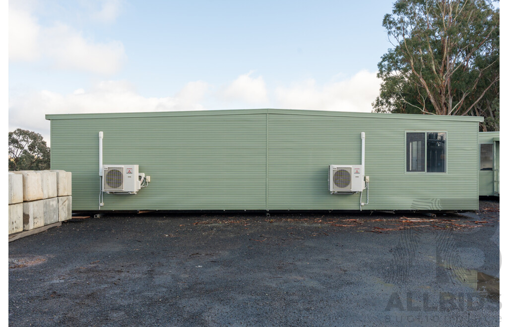 Australian Portable Buildings Pty Ltd Demountable/Movable Building with Wet Area - Approximately 140 Square Meters