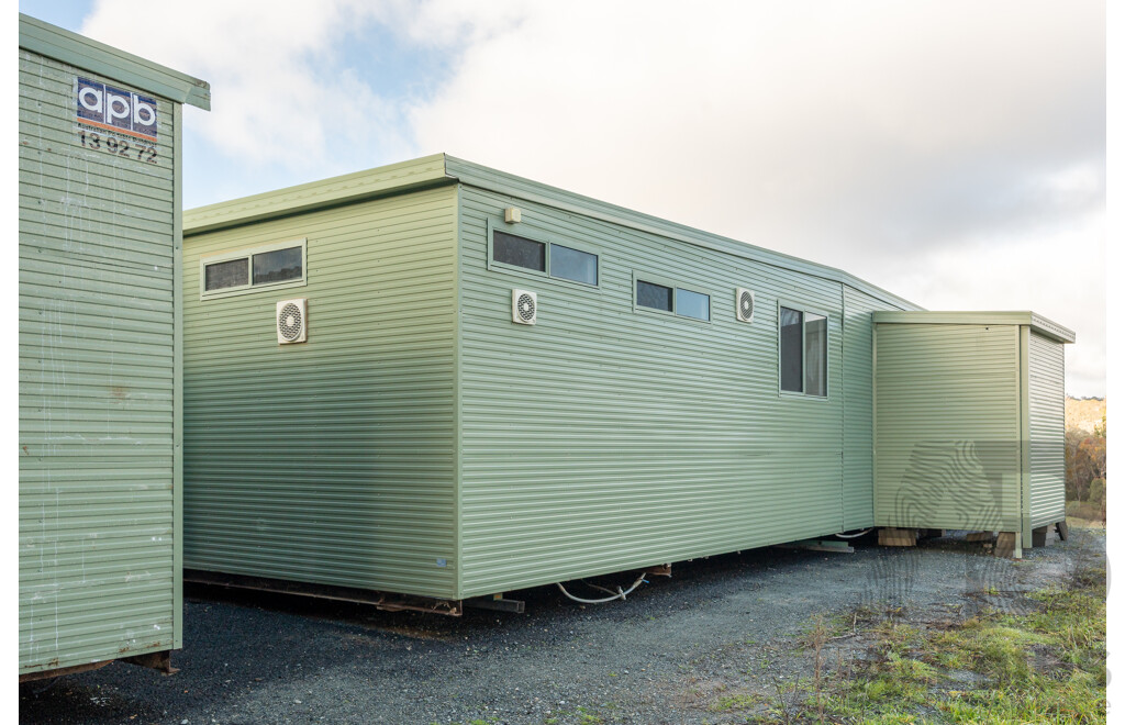 Australian Portable Buildings Pty Ltd Demountable/Movable Building with Wet Area - Approximately 140 Square Meters