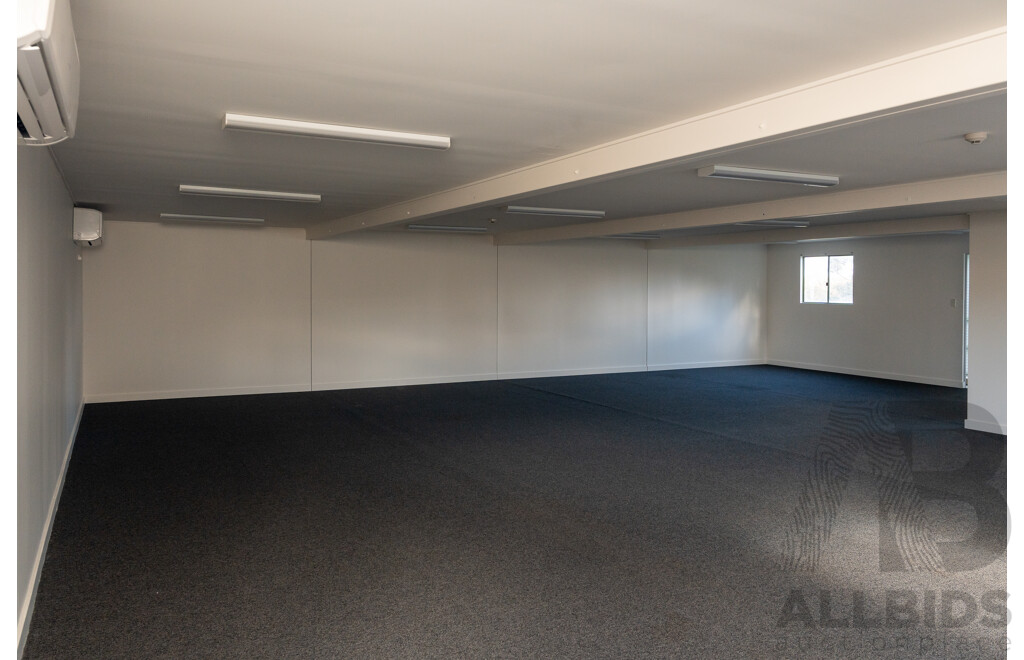 Australian Portable Buildings Pty Ltd Demountable/Movable Building with Wet Area - Approximately 140 Square Meters