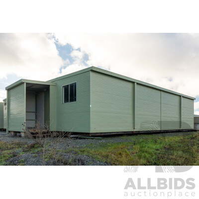 Australian Portable Buildings Pty Ltd Demountable/Movable Building with Wet Area - Approximately 140 Square Meters