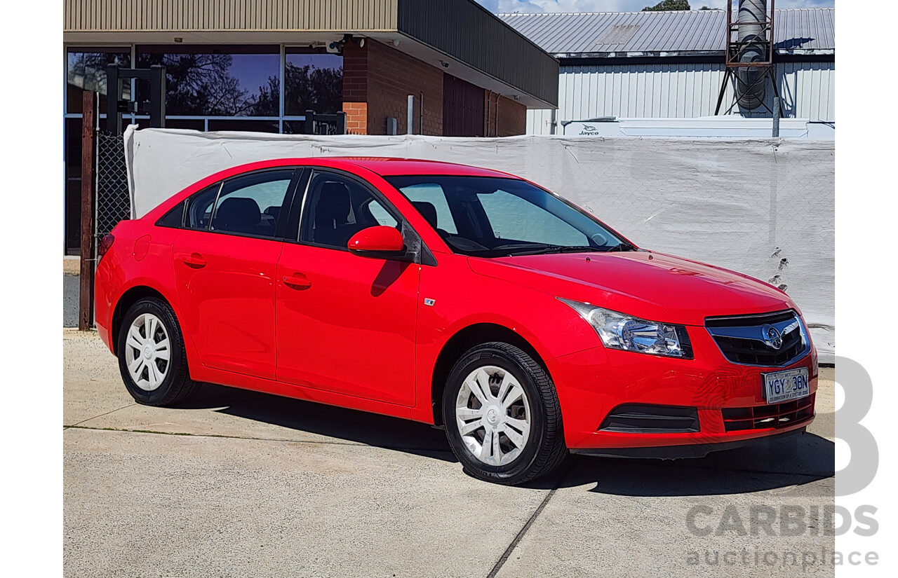 11/2009 Holden Cruze CD JG 4d Sedan Red 1.8L
