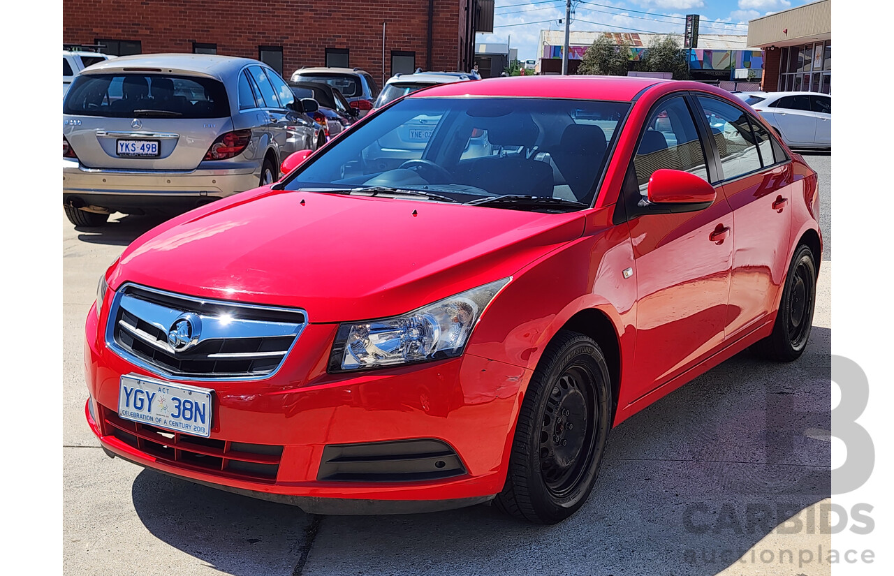 11/2009 Holden Cruze CD JG 4d Sedan Red 1.8L