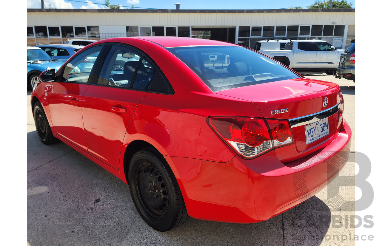 11/2009 Holden Cruze CD JG 4d Sedan Red 1.8L