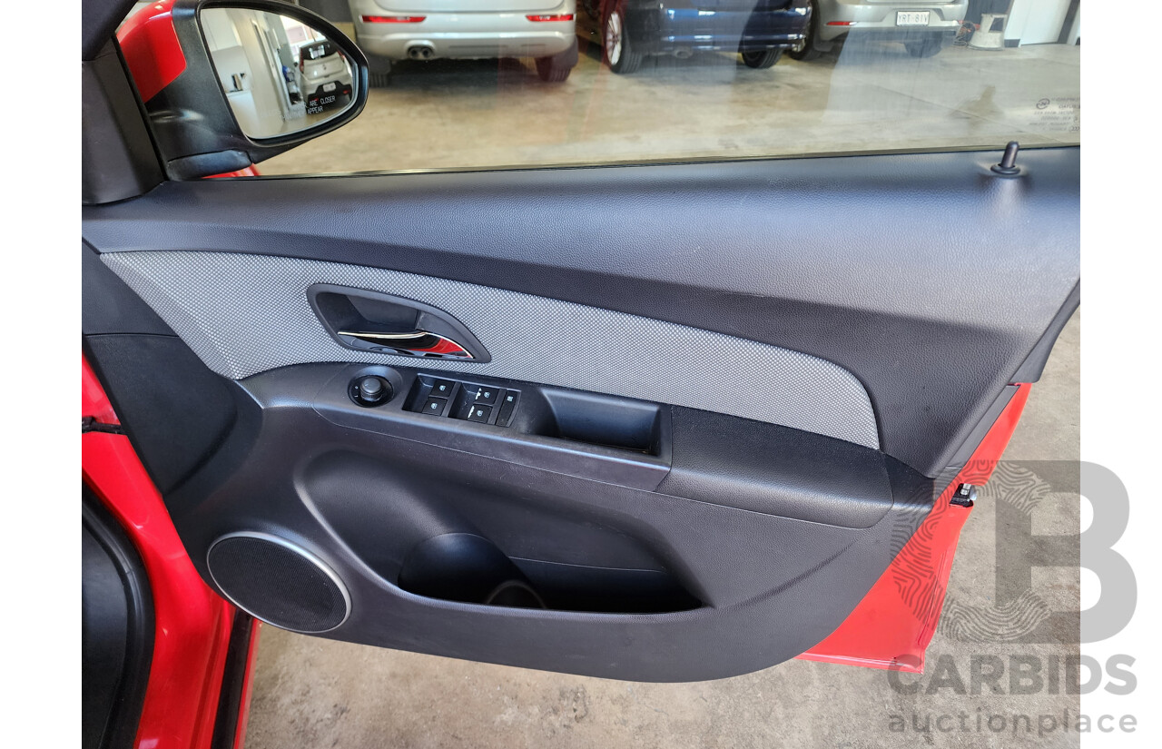 11/2009 Holden Cruze CD JG 4d Sedan Red 1.8L