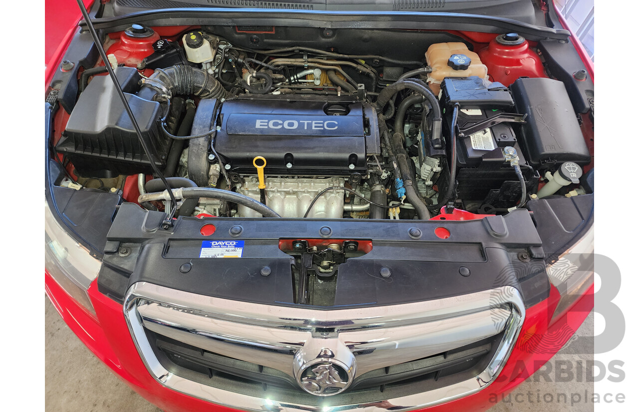11/2009 Holden Cruze CD JG 4d Sedan Red 1.8L