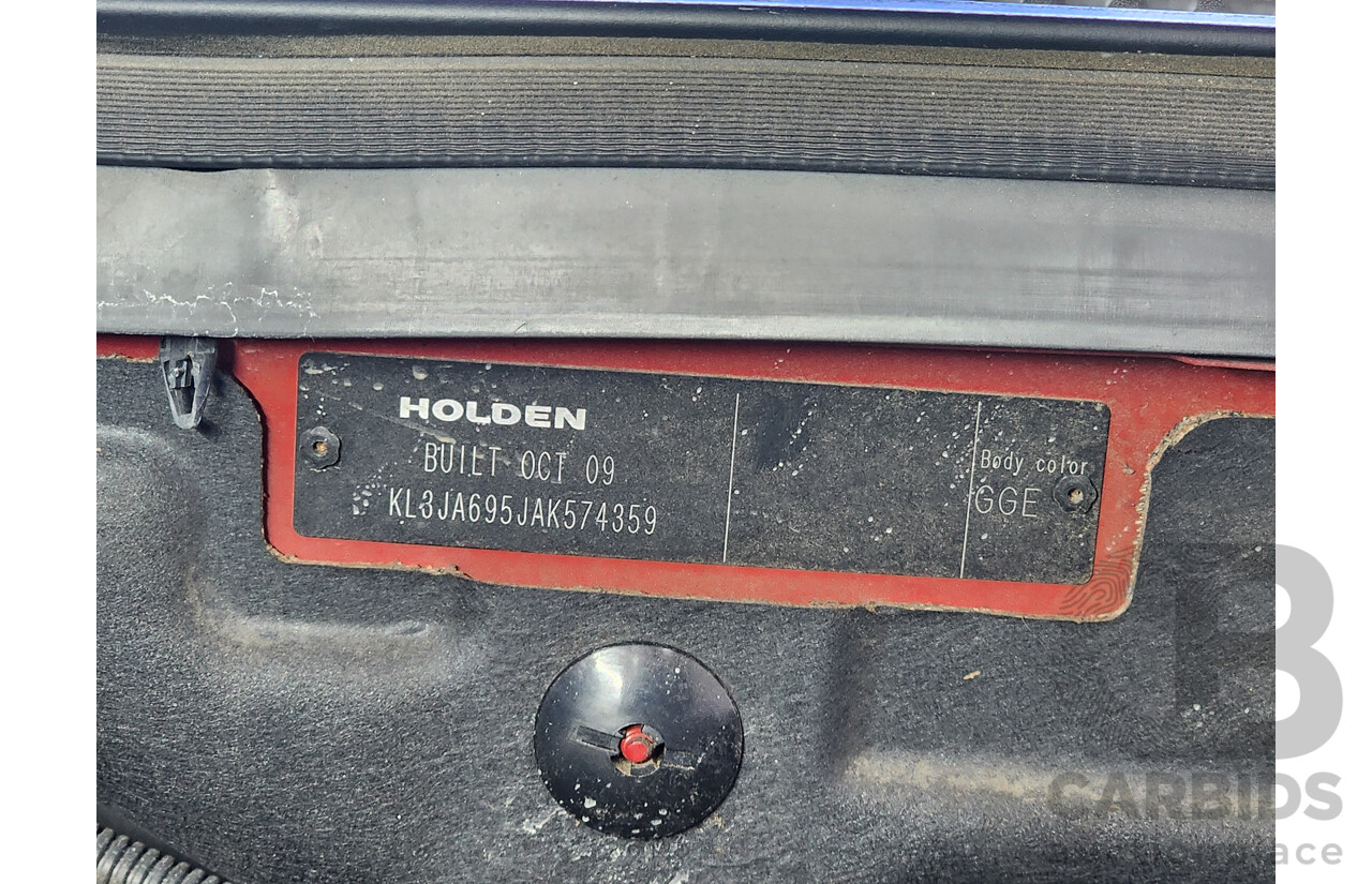 11/2009 Holden Cruze CD JG 4d Sedan Red 1.8L