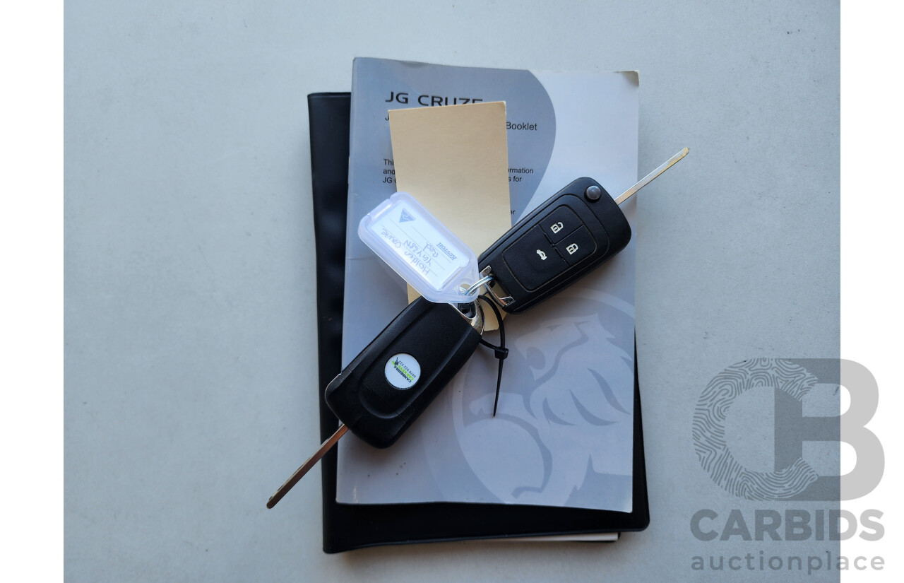 11/2009 Holden Cruze CD JG 4d Sedan Red 1.8L