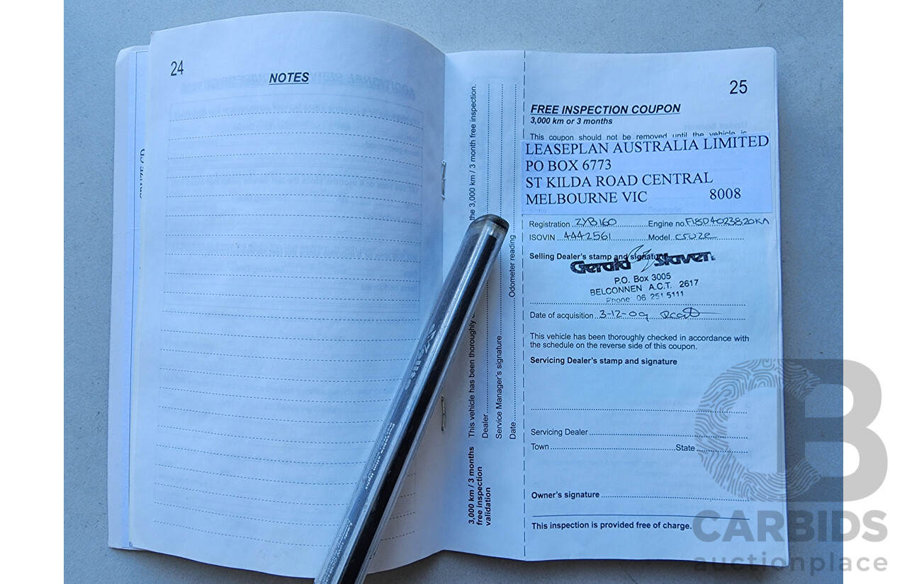 11/2009 Holden Cruze CD JG 4d Sedan Red 1.8L