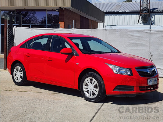 11/2009 Holden Cruze CD JG 4d Sedan Red 1.8L