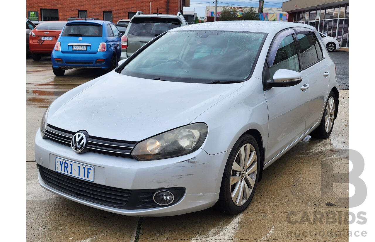 2/2009 Volkswagen Golf 2.0 TDI 1K MY09 5d Hatchback Silver 2.0L