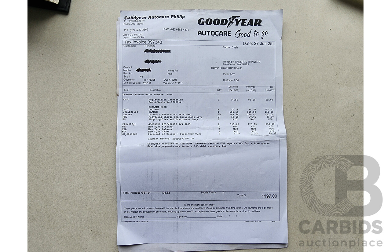 2/2009 Volkswagen Golf 2.0 TDI 1K MY09 5d Hatchback Silver 2.0L