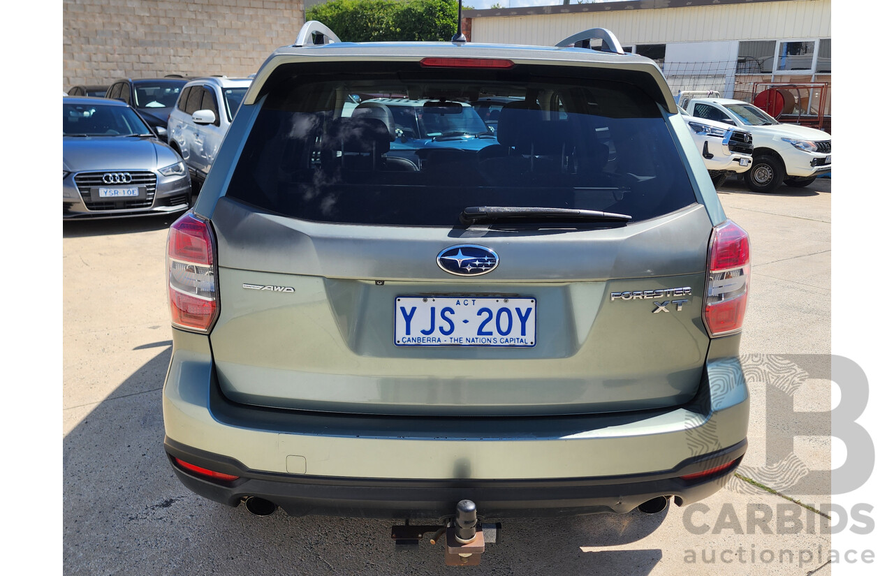 10/2013 Subaru Forester 2.0 XT Premium MY13 4d Wagon Green 2.0L