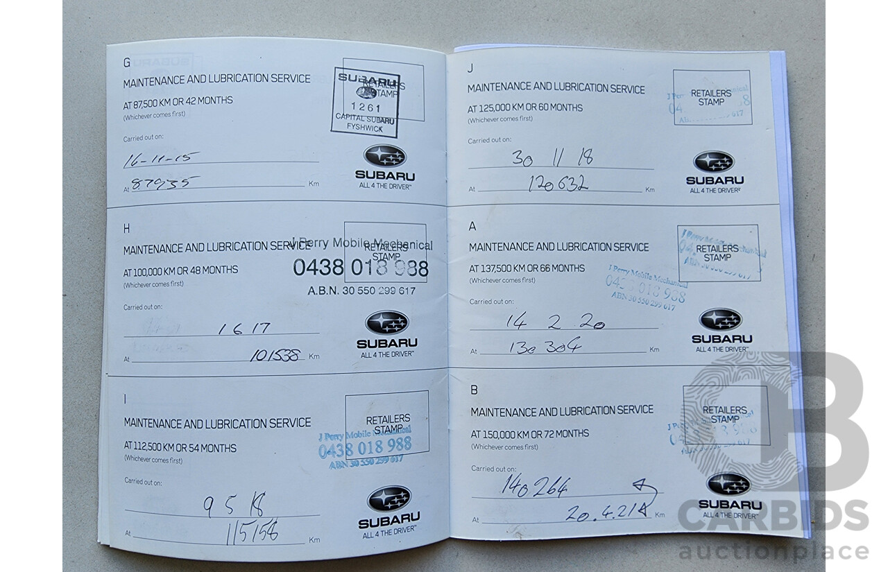 10/2013 Subaru Forester 2.0 XT Premium MY13 4d Wagon Green 2.0L