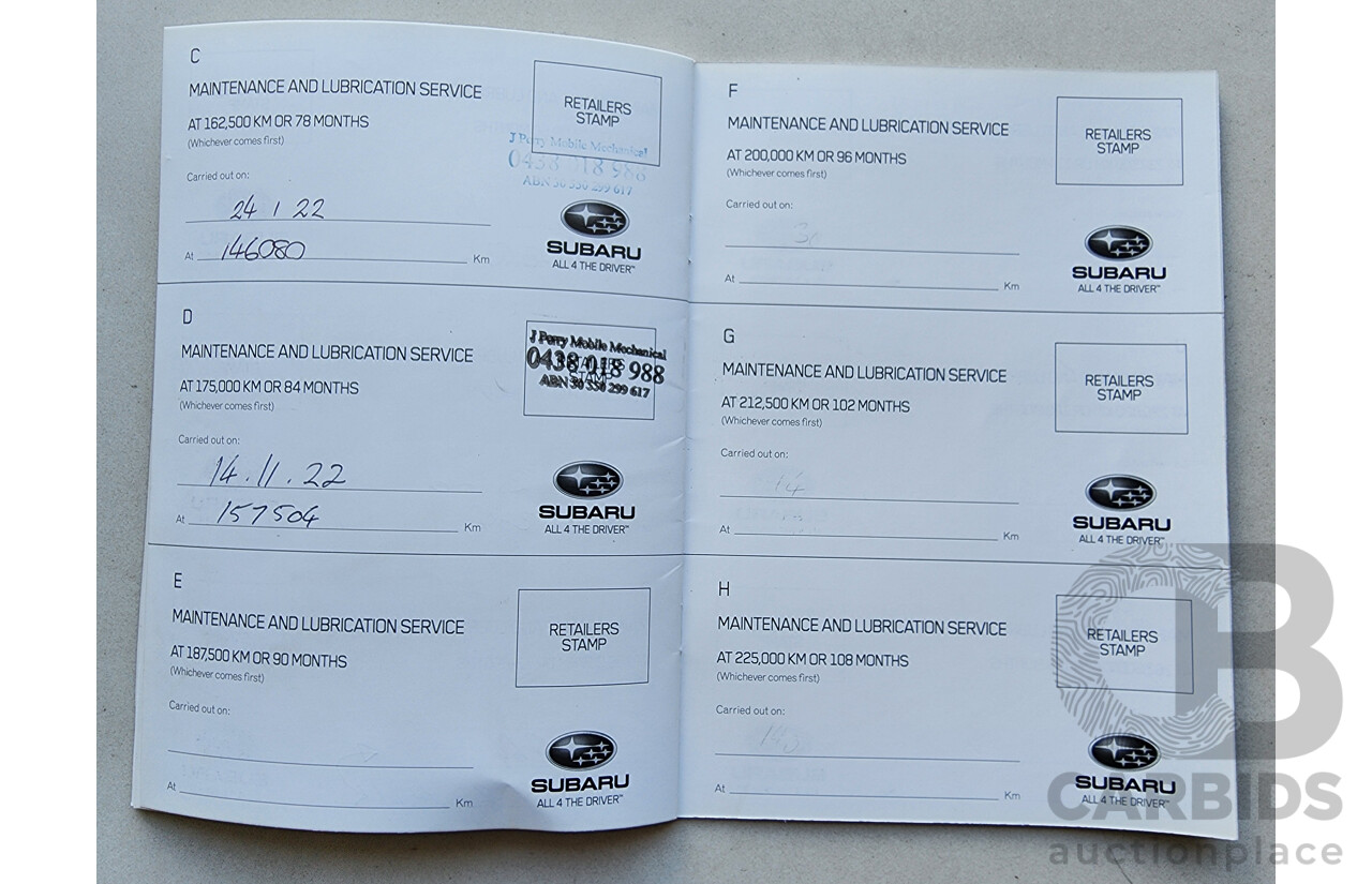 10/2013 Subaru Forester 2.0 XT Premium MY13 4d Wagon Green 2.0L