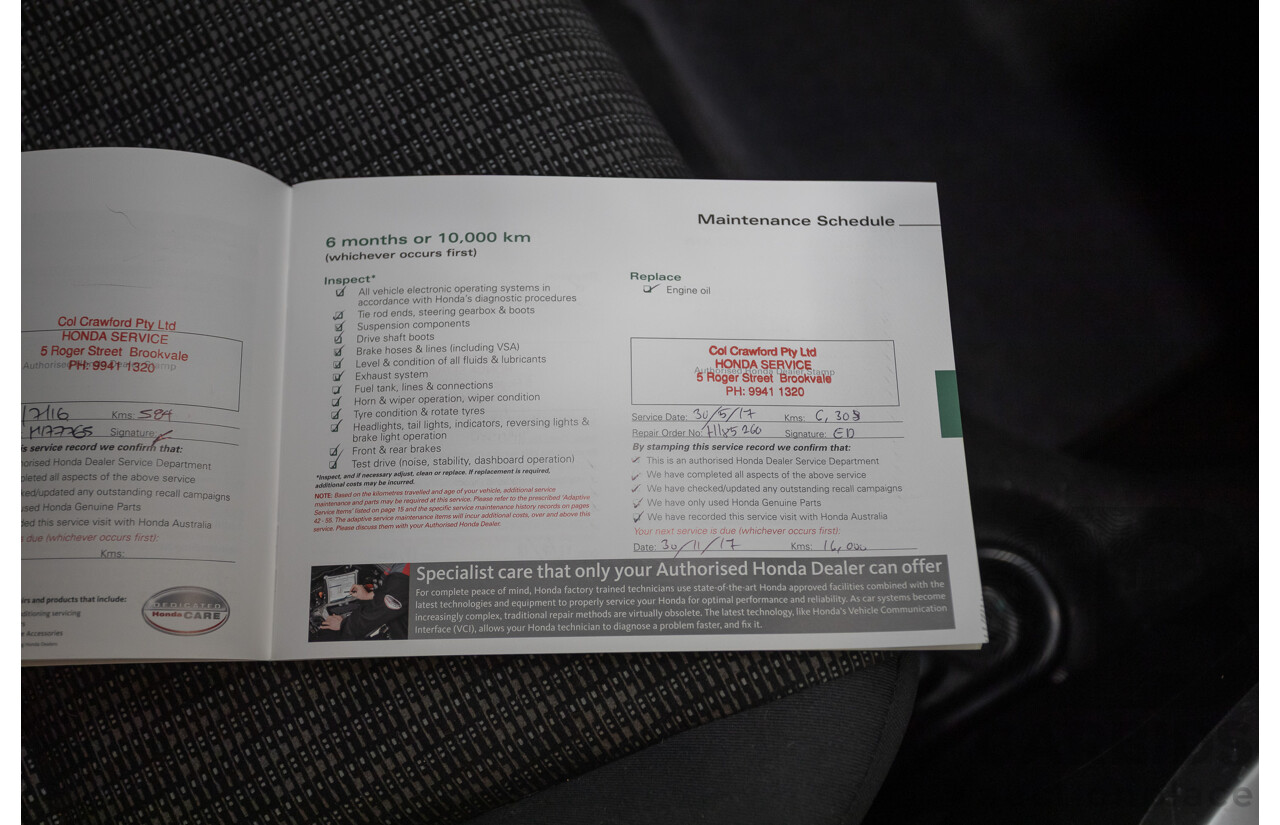 03/2016 Honda Jazz VTi GK MY16 5D Hatchback Orchid White Pearl 1.5L