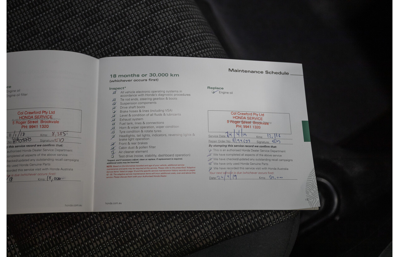 03/2016 Honda Jazz VTi GK MY16 5D Hatchback Orchid White Pearl 1.5L