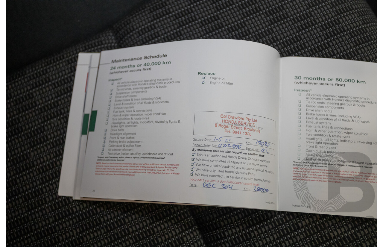 03/2016 Honda Jazz VTi GK MY16 5D Hatchback Orchid White Pearl 1.5L