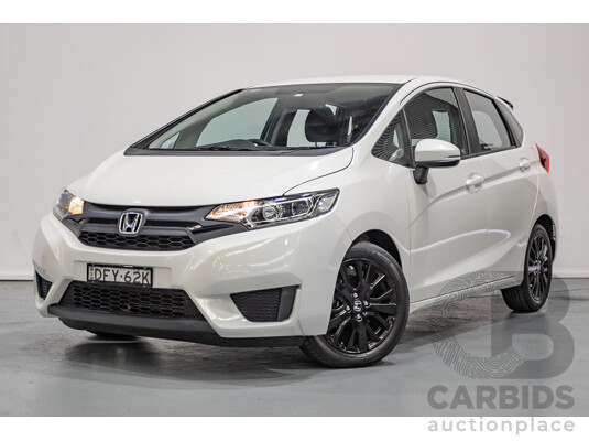 03/2016 Honda Jazz VTi GK MY16 5D Hatchback Orchid White Pearl 1.5L