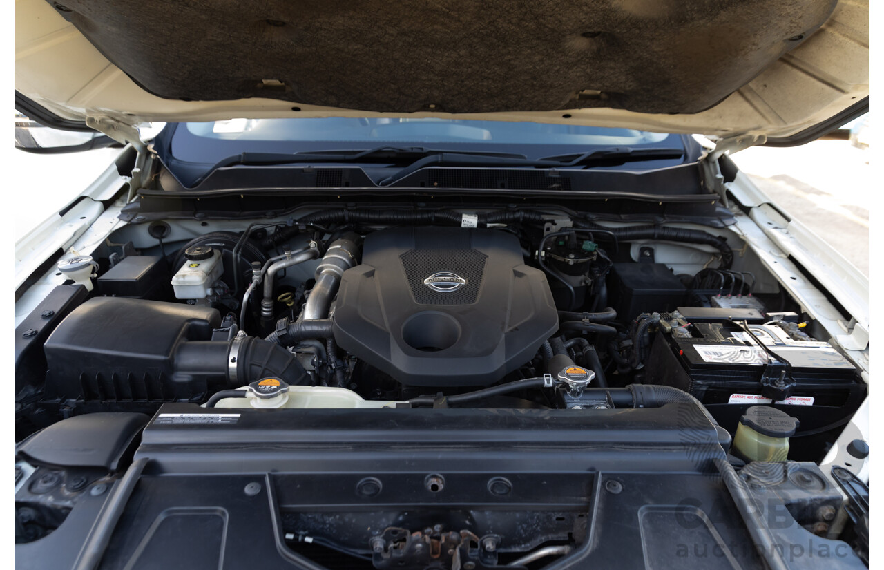 9/2015 Nissan Navara ST-X NP300 D23 Dual Cab Utility White 2.3L