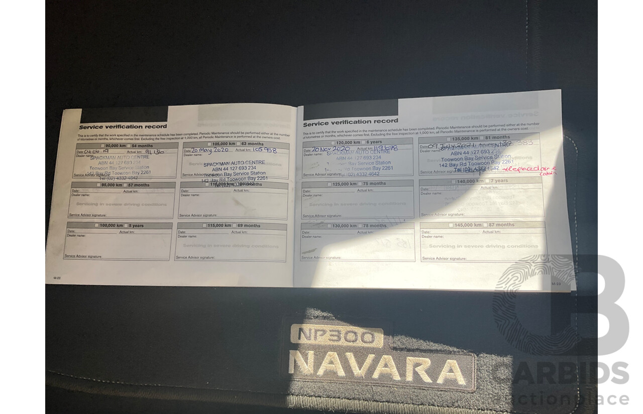 9/2015 Nissan Navara ST-X NP300 D23 Dual Cab Utility White 2.3L