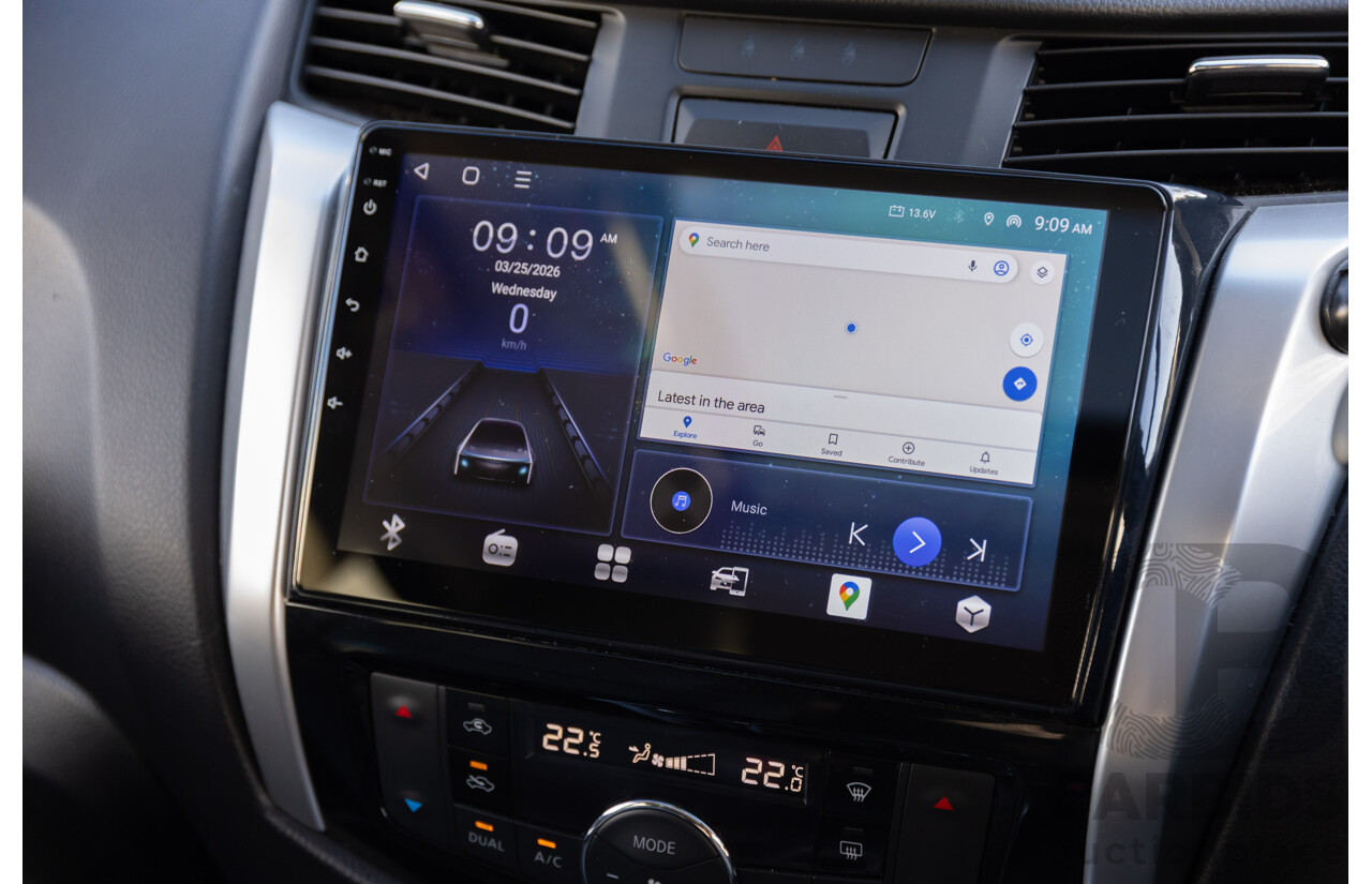 9/2015 Nissan Navara ST-X NP300 D23 (4x4 )Dual Cab Utility White Turbo Diesel 2.3L