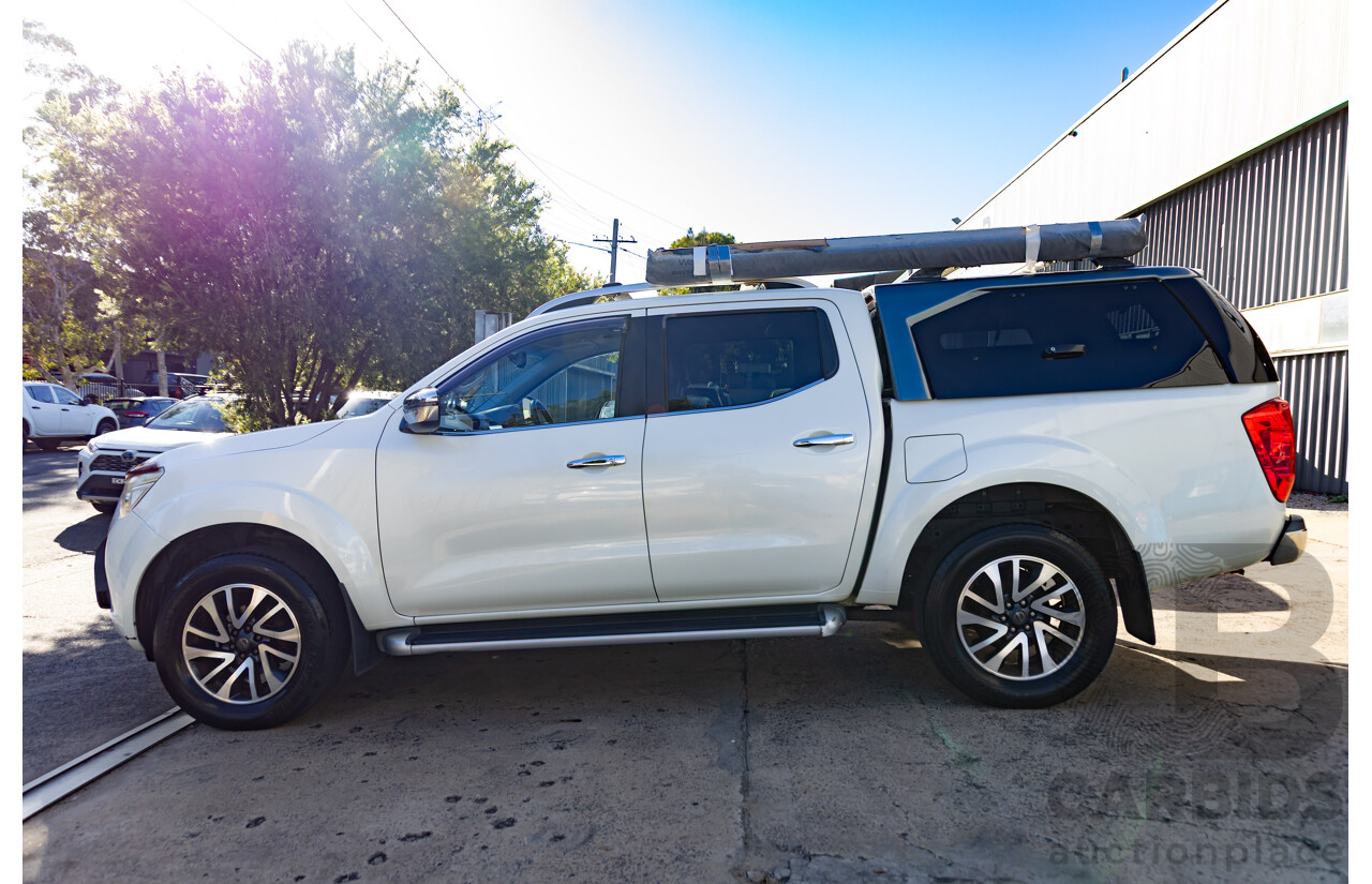 9/2015 Nissan Navara ST-X NP300 D23 Dual Cab Utility White 2.3L
