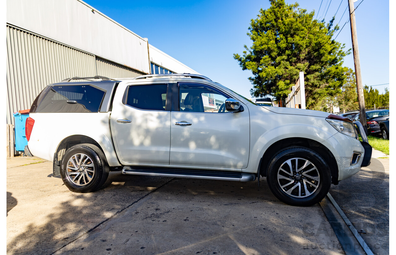 9/2015 Nissan Navara ST-X NP300 D23 Dual Cab Utility White 2.3L