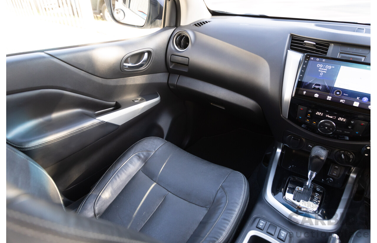9/2015 Nissan Navara ST-X NP300 D23 Dual Cab Utility White 2.3L