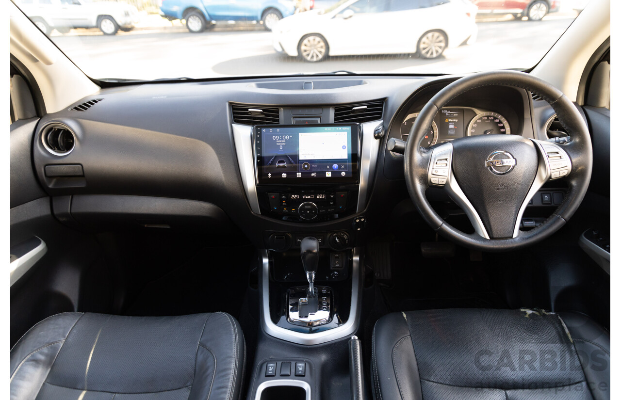 9/2015 Nissan Navara ST-X NP300 D23 Dual Cab Utility White 2.3L