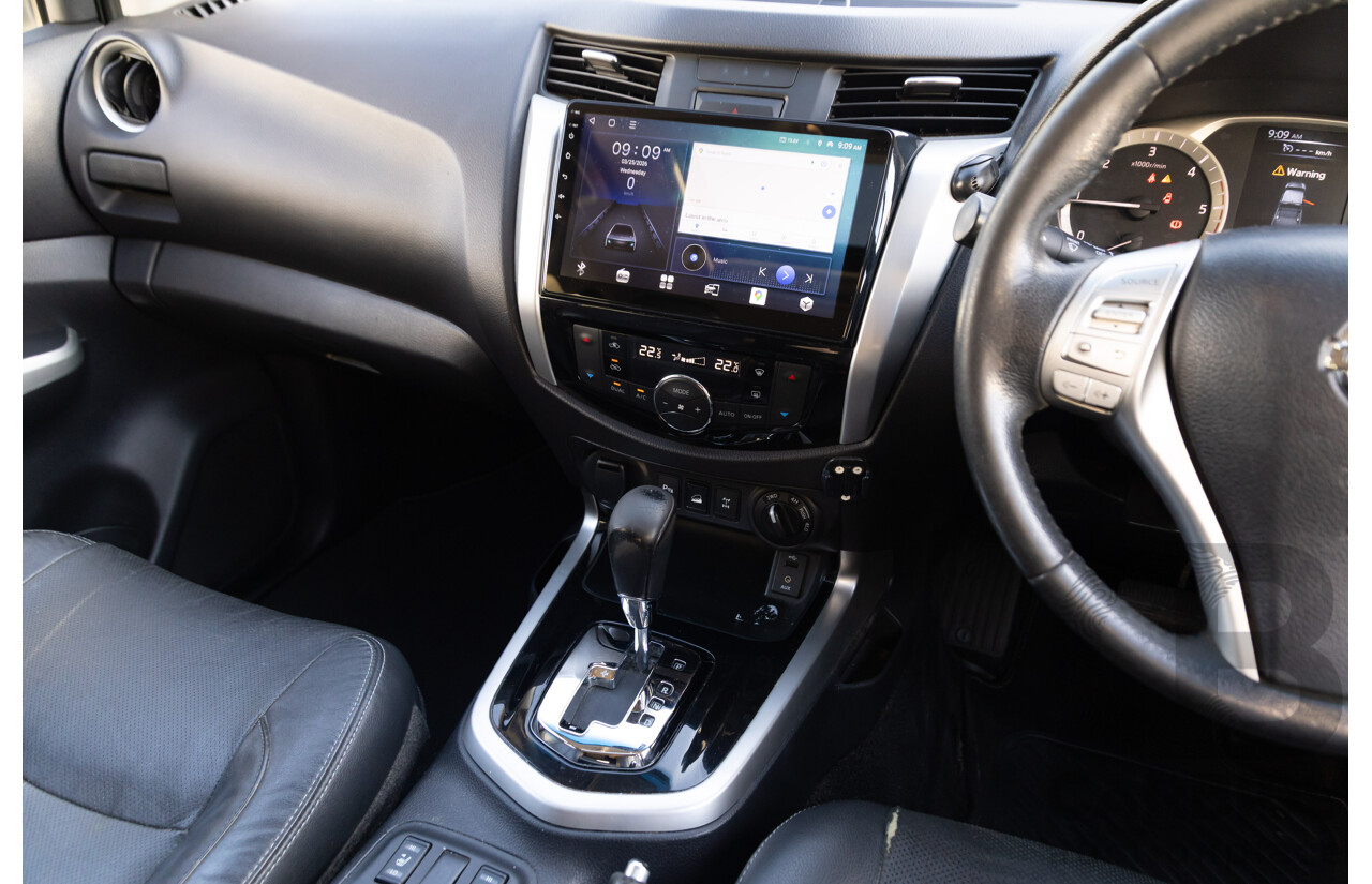 9/2015 Nissan Navara ST-X NP300 D23 Dual Cab Utility White 2.3L