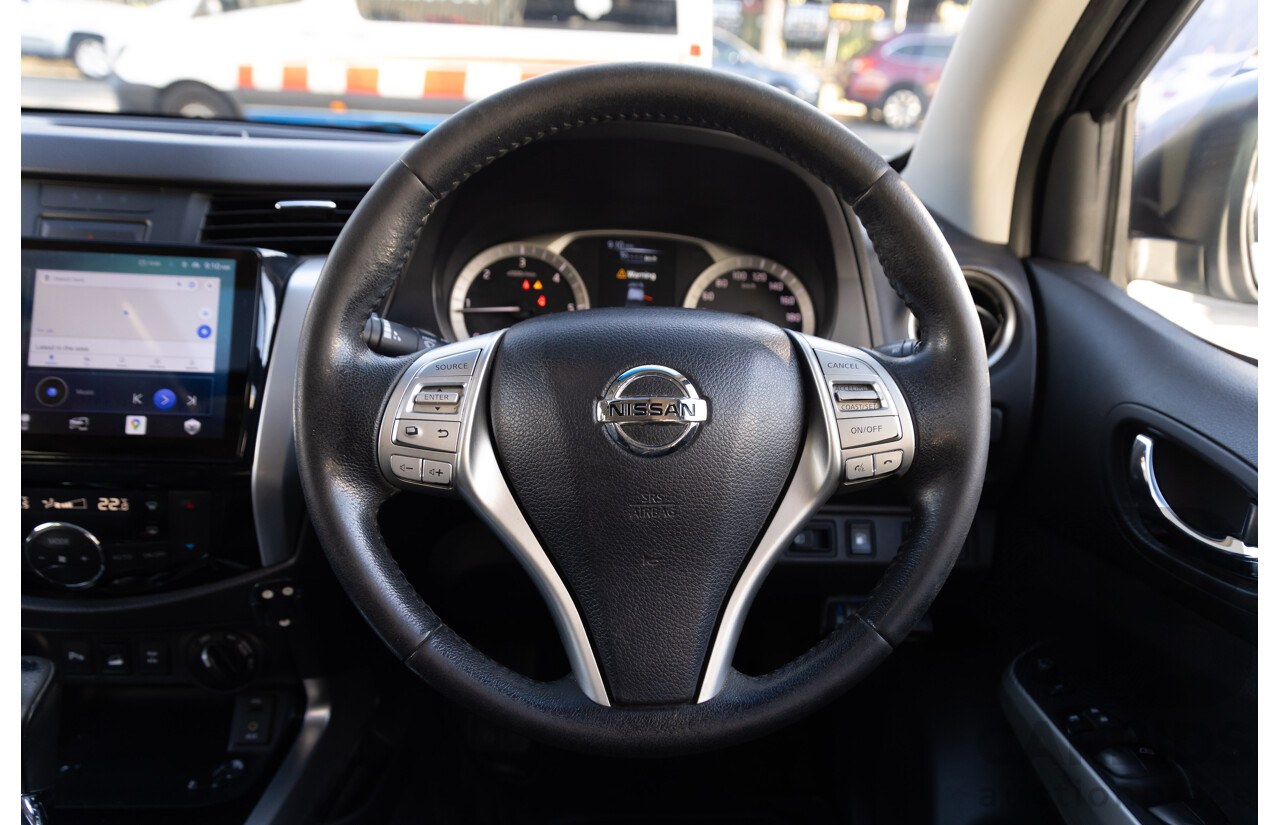 9/2015 Nissan Navara ST-X NP300 D23 Dual Cab Utility White 2.3L