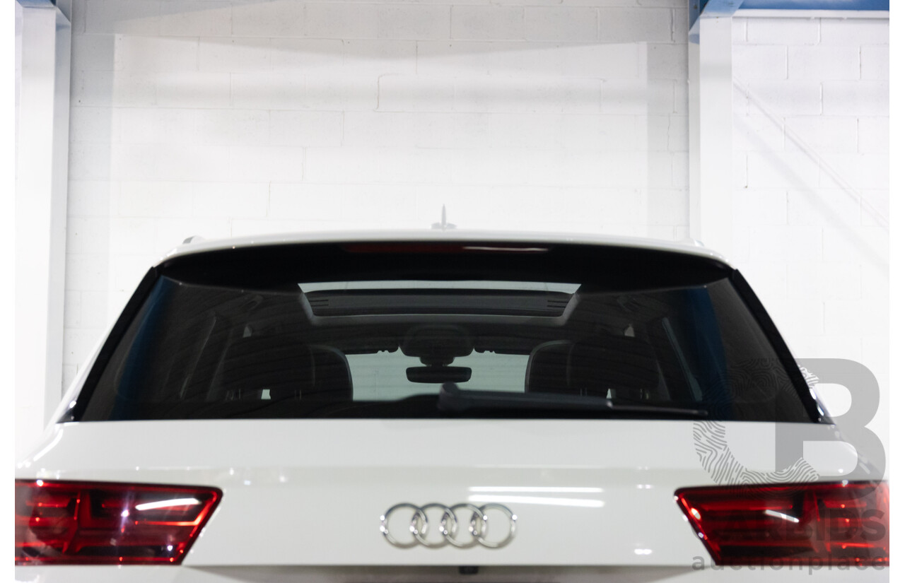 12/2017 Audi Q7 3.0 TDI Quattro (200 kW AWD) 4M MY18 4d Wagon Glacier White Metallic Turbo Diesel V6 3.0L