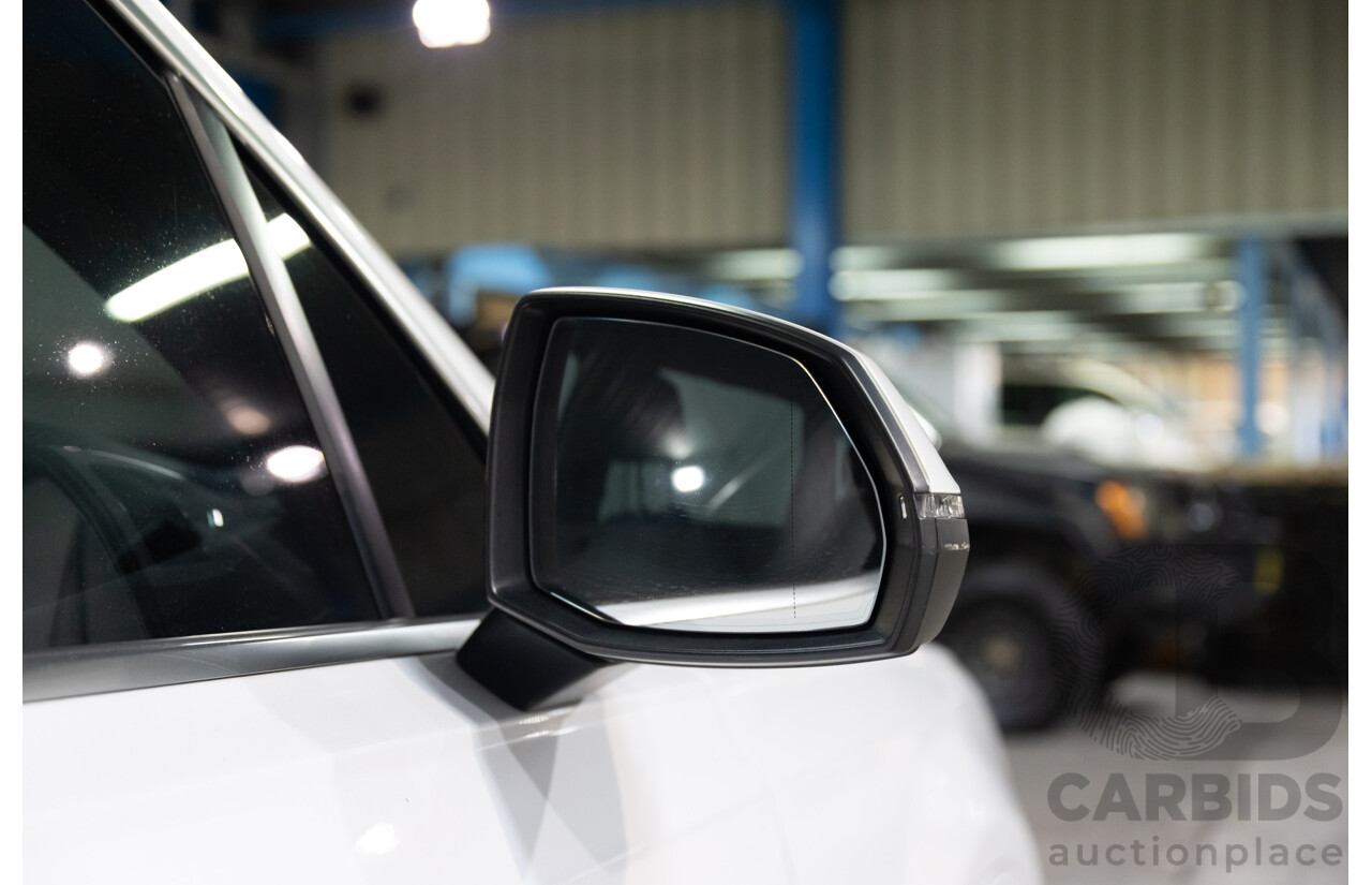 12/2017 Audi Q7 3.0 TDI Quattro (200 kW AWD) 4M MY18 4d Wagon Glacier White Metallic Turbo Diesel V6 3.0L