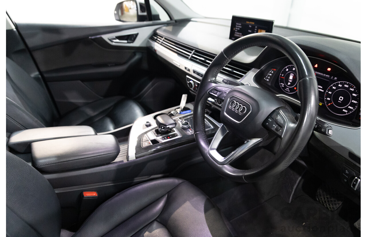 12/2017 Audi Q7 3.0 TDI Quattro (200 kW AWD) 4M MY18 4d Wagon Glacier White Metallic Turbo Diesel V6 3.0L