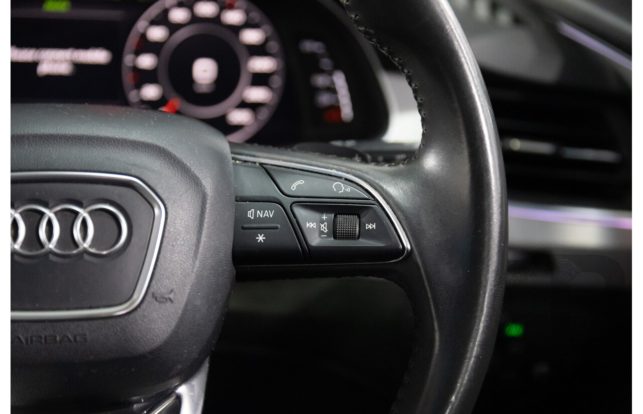 12/2017 Audi Q7 3.0 TDI Quattro (200 kW AWD) 4M MY18 4d Wagon Glacier White Metallic Turbo Diesel V6 3.0L