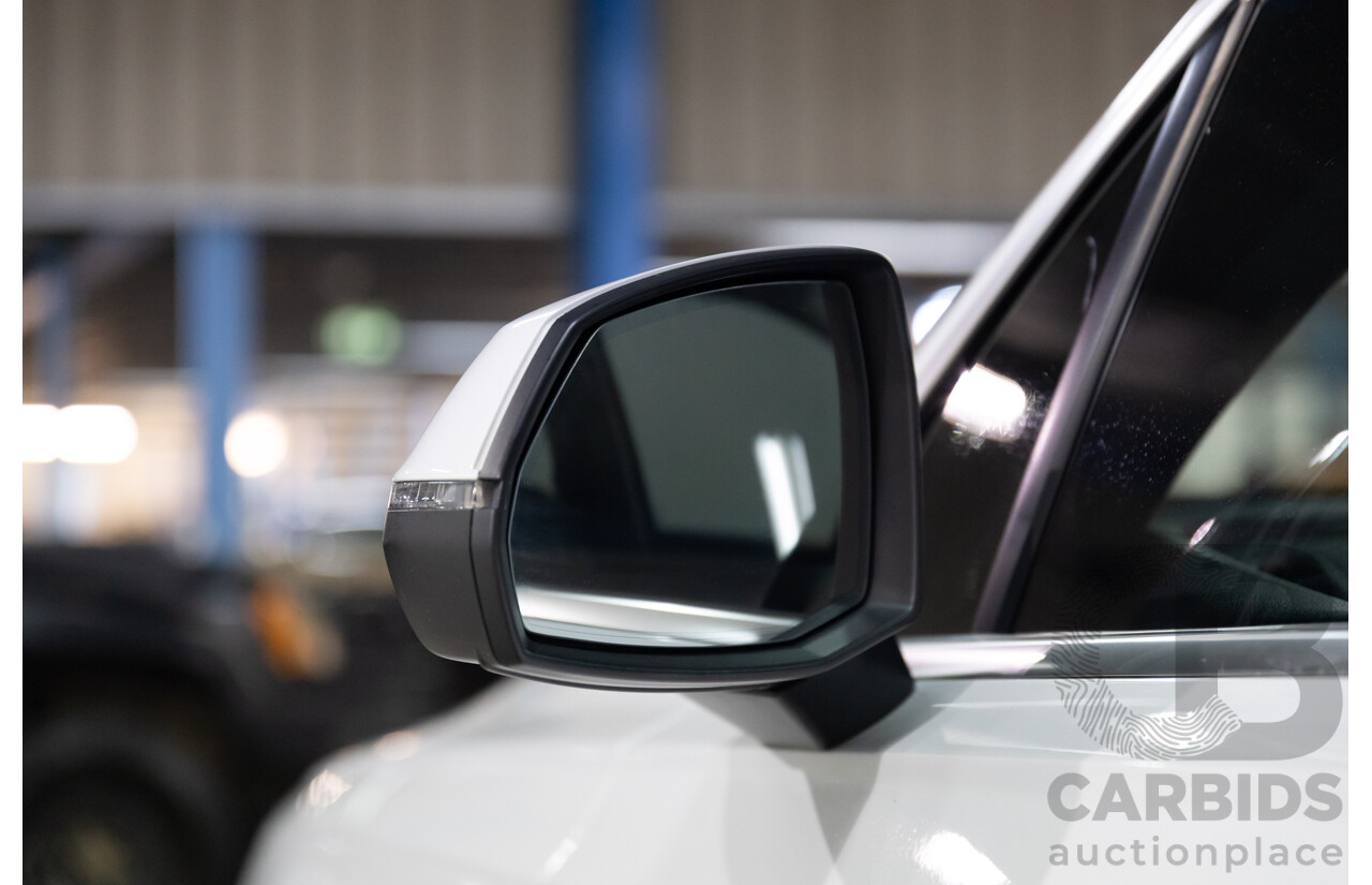 12/2017 Audi Q7 3.0 TDI Quattro (200 kW AWD) 4M MY18 4d Wagon Glacier White Metallic Turbo Diesel V6 3.0L