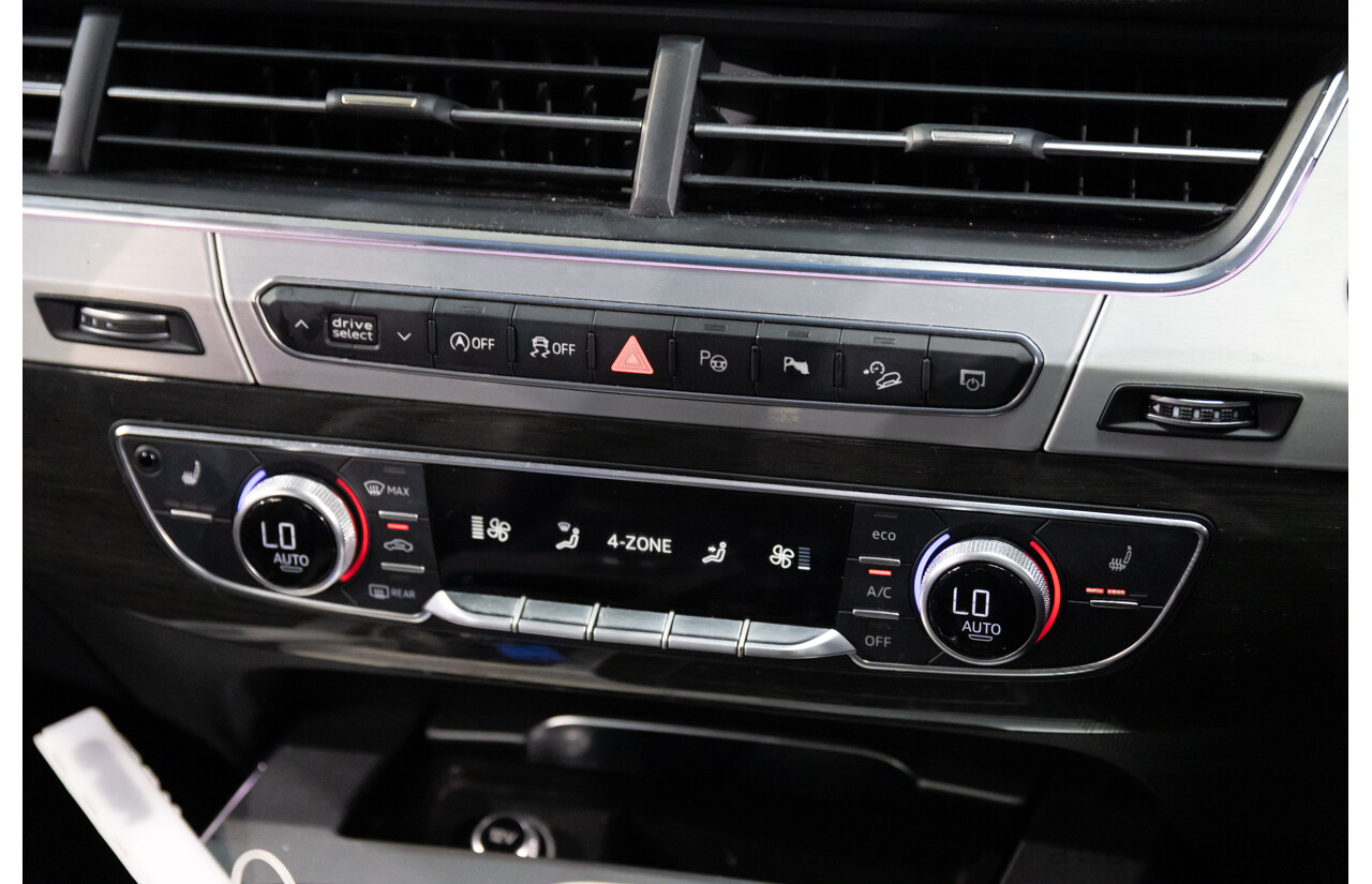 12/2017 Audi Q7 3.0 TDI Quattro (200 kW AWD) 4M MY18 4d Wagon Glacier White Metallic Turbo Diesel V6 3.0L