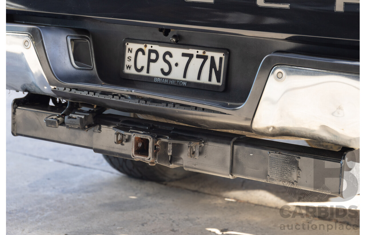 9/2013 Ford Ranger XLT 3.2 (4x4) PX Dual Cab Utility Black Mica Turbo Diesel 3.2L