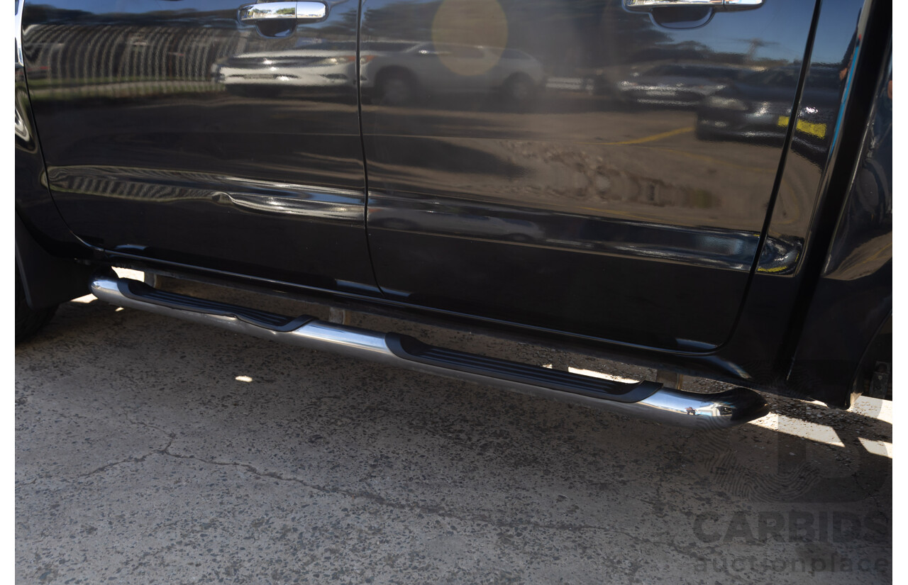 9/2013 Ford Ranger XLT 3.2 (4x4) PX Dual Cab Utility Black Mica Turbo Diesel 3.2L