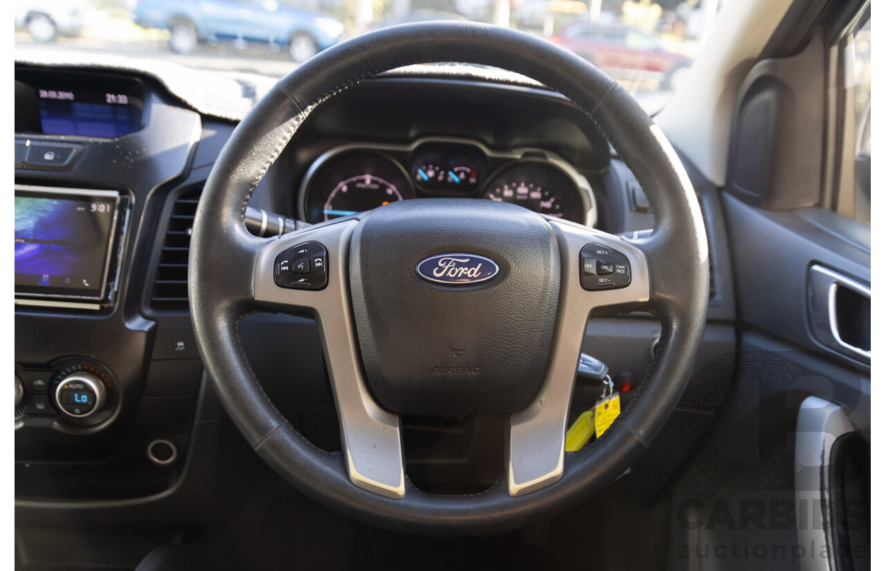 9/2013 Ford Ranger XLT 3.2 (4x4) PX Dual Cab Utility Black Mica Turbo Diesel 3.2L