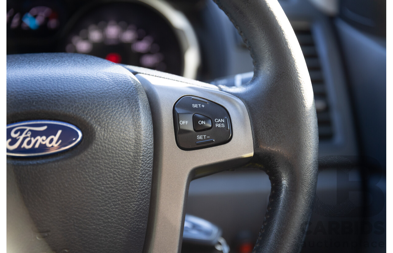 9/2013 Ford Ranger XLT 3.2 (4x4) PX Dual Cab Utility Black Mica Turbo Diesel 3.2L