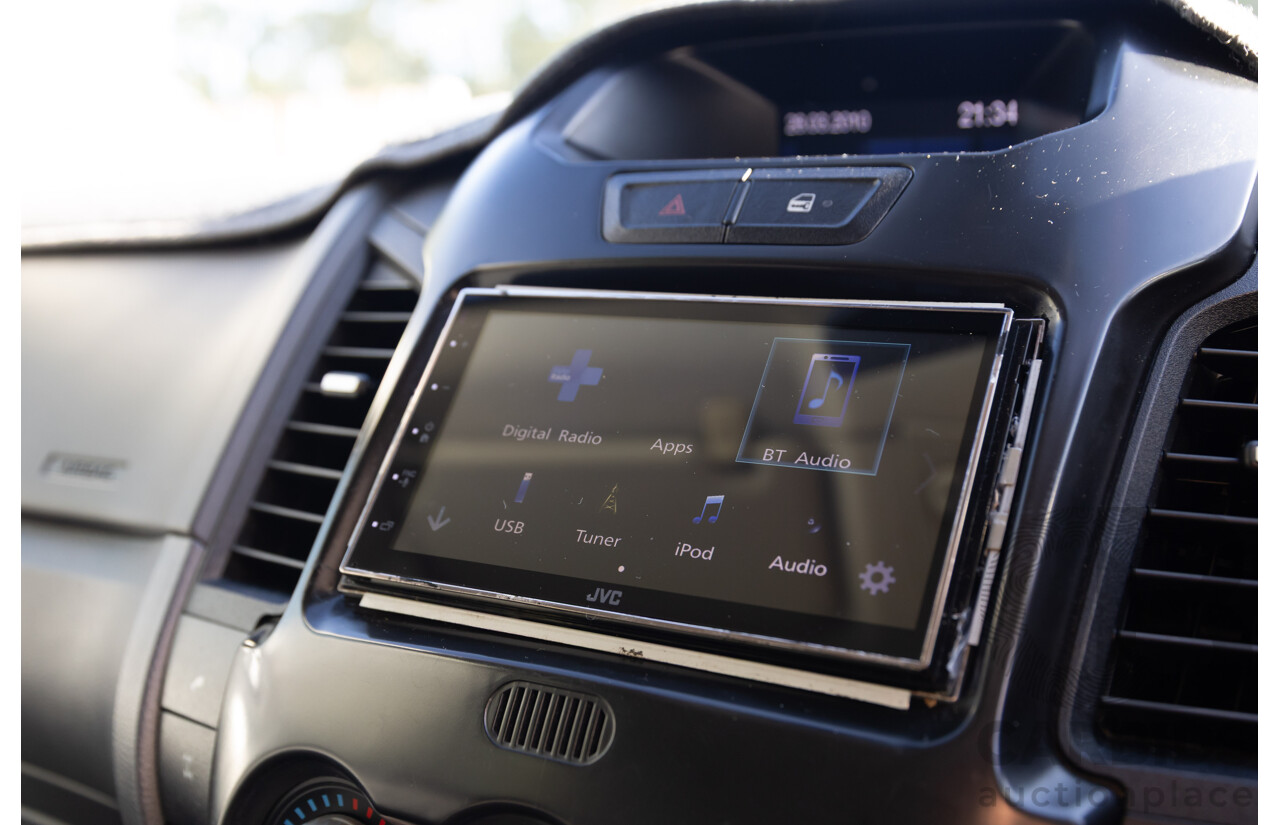 9/2013 Ford Ranger XLT 3.2 (4x4) PX Dual Cab Utility Black Mica Turbo Diesel 3.2L