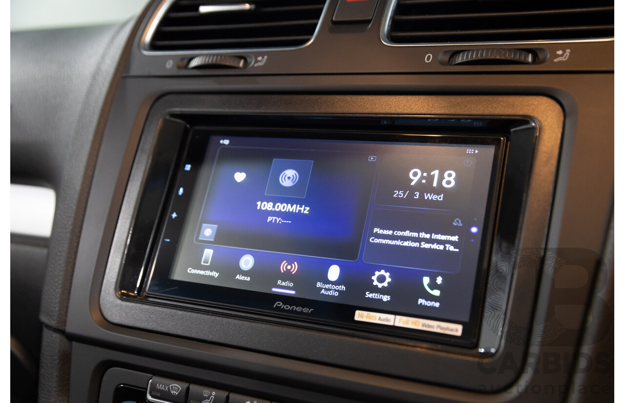 1/2012 Volkswagen Golf 118 TSI 1C 2d Cabriolet Pure White Twincharged 1.4L