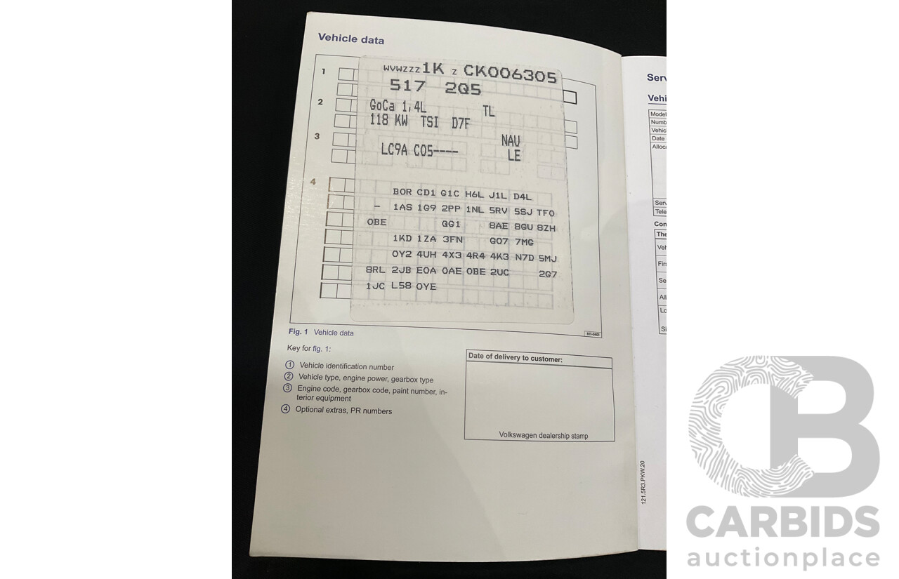 1/2012 Volkswagen Golf 118 TSI 1C 2d Cabriolet Pure White Twincharged 1.4L