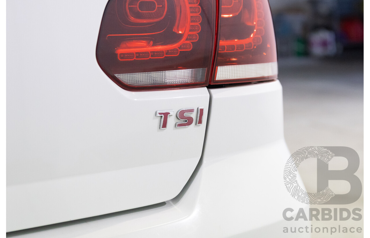 1/2012 Volkswagen Golf 118 TSI 1C 2d Cabriolet Pure White Twincharged 1.4L